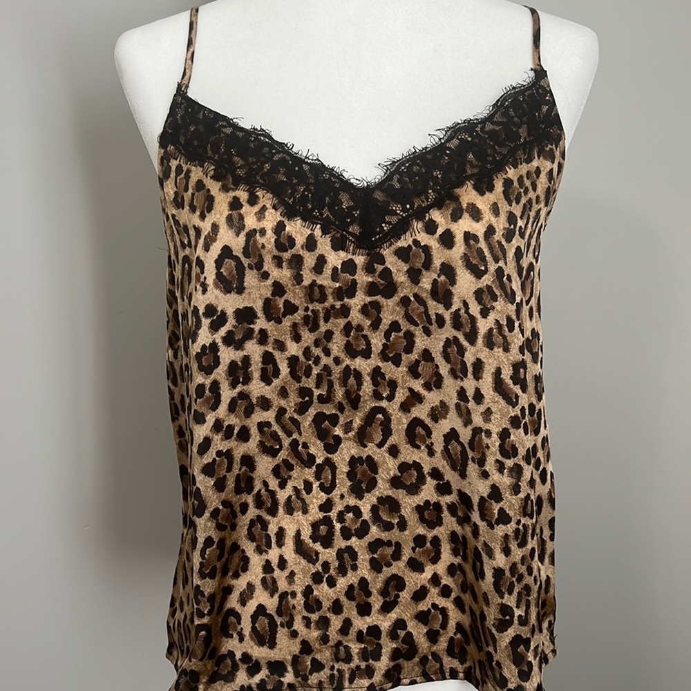Abound Leopard Animal Print Cami Tank Top - size S